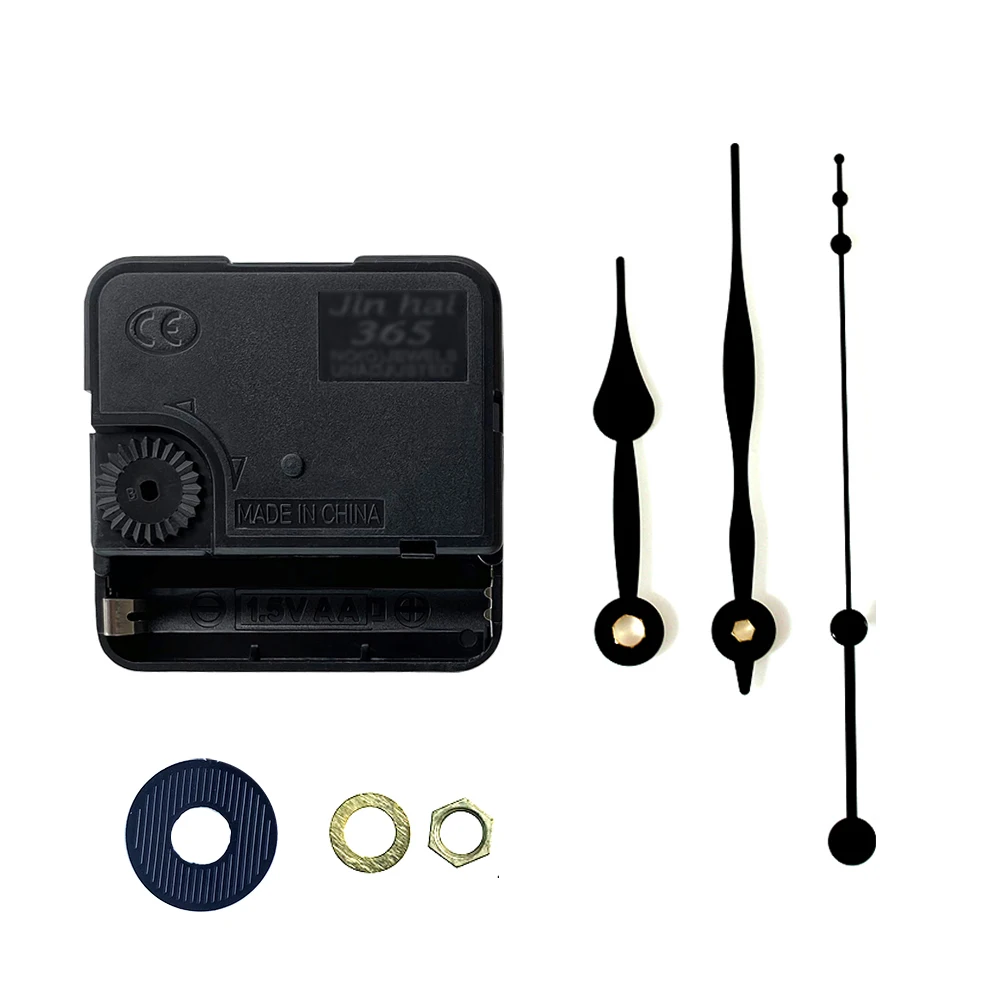 Battery For Wall Clock Mechanism Step Plastic With Hands Accessory