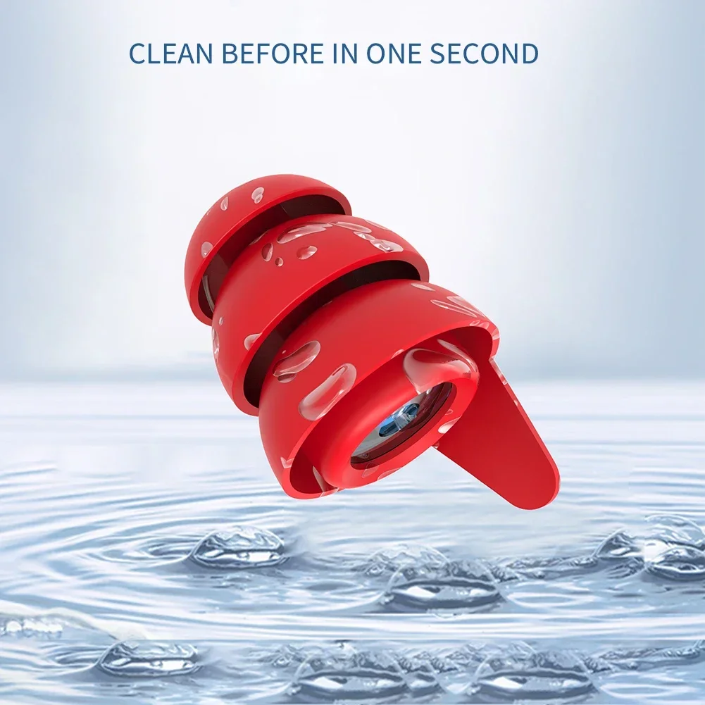 Silicone Reusable Noise Cancelling Earplugs for Sleep, Travel, and Swimming