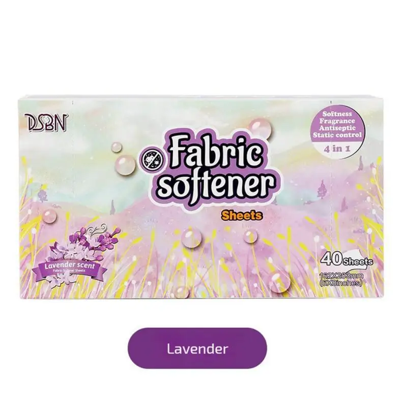 4 In 1 Fabric Softener Sheets Tumble Dryer Sheet Wrinkle Static Remover Clothes Protection Laundry Partner Home Supplies