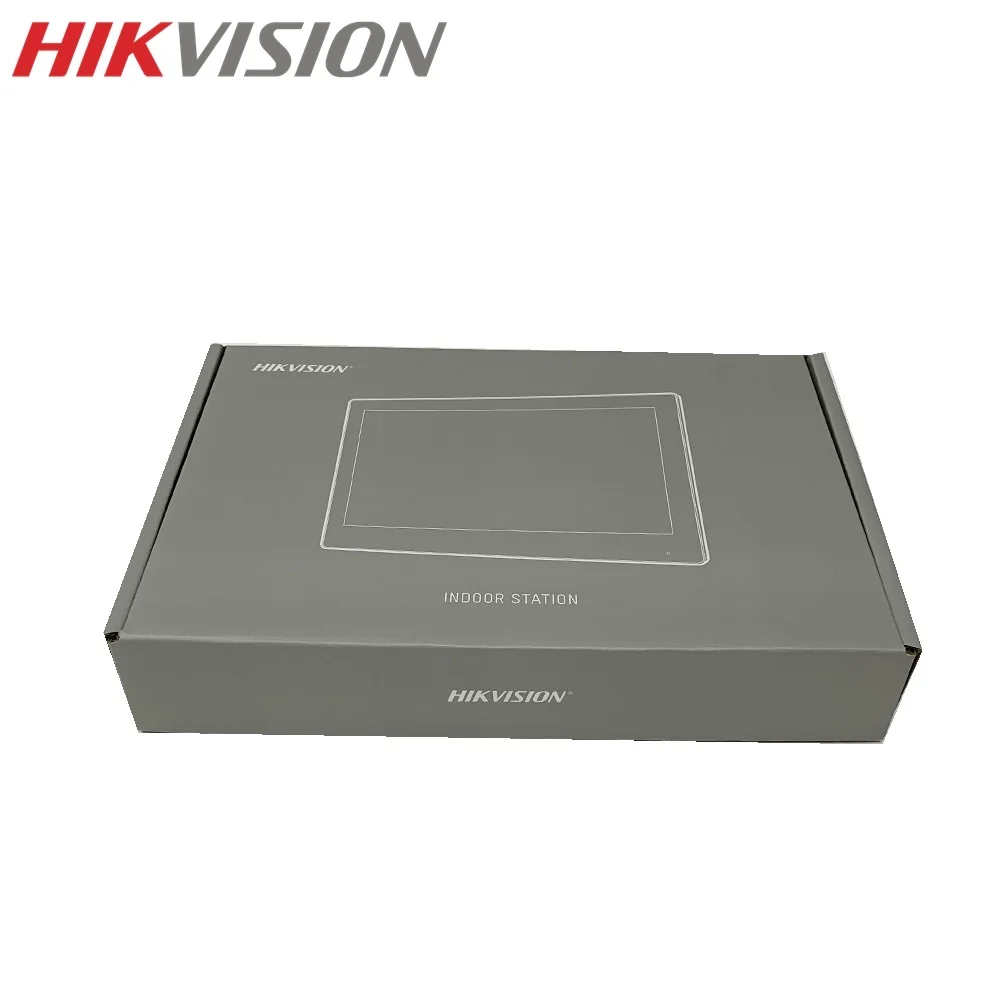 Hikvision Ds-Kh9510-Wte1 White Ip Indoor Station Wifi Door Viewer Campanello Touch Screen Colorato Da 10.1 Pollici Sblocco Remoto