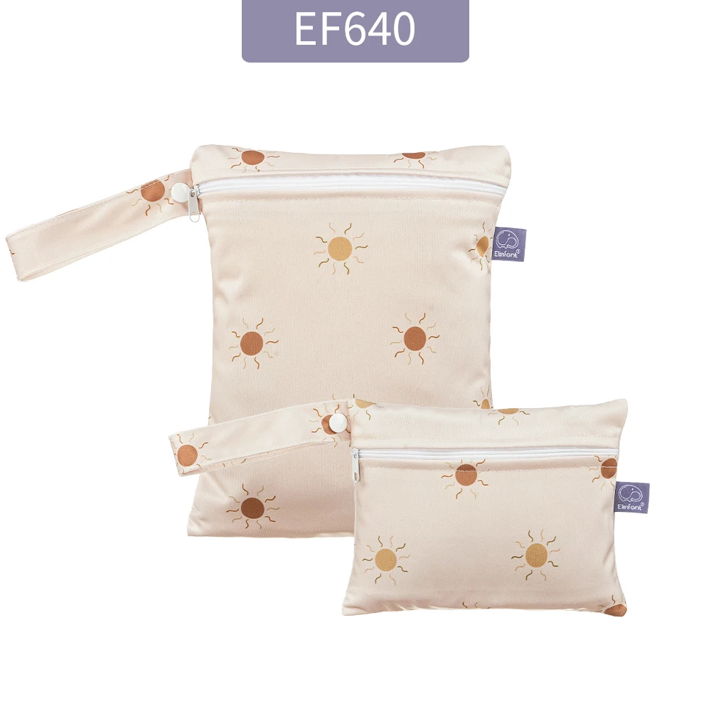 Elinfant 2-Piece Cute Waterproof Storage Bag Set