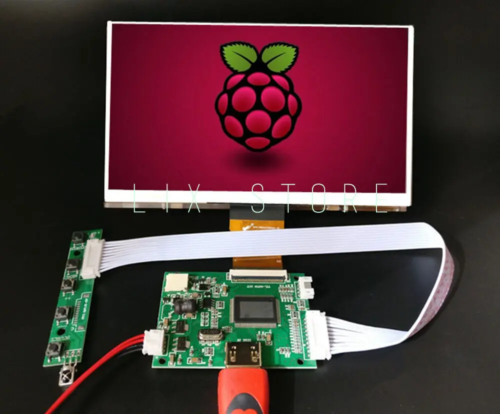 Display Lcd Tft Da 7 Pollici Ad Alta Definizione Con Telecomando/