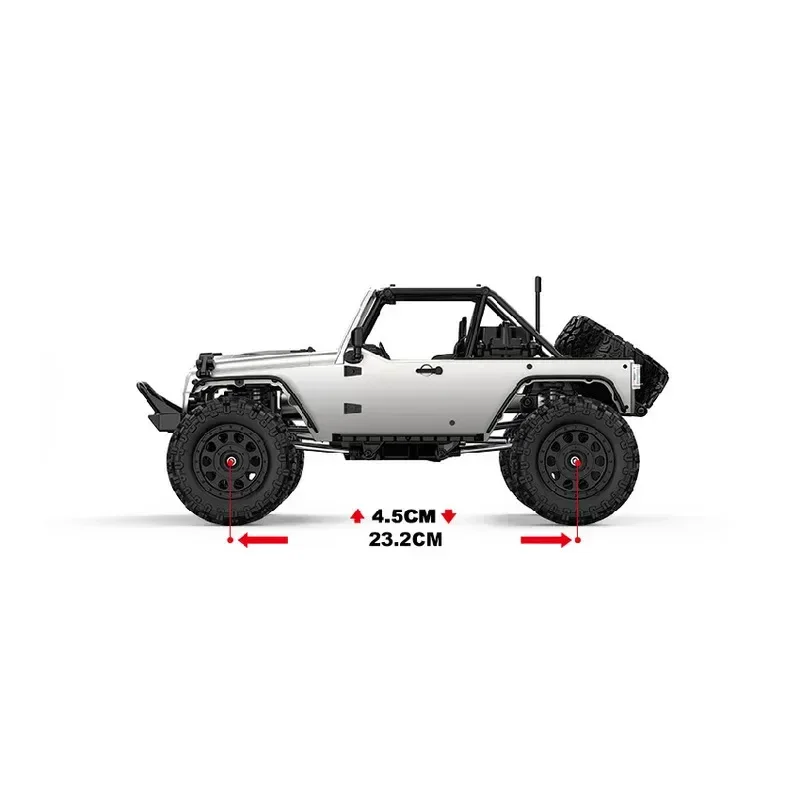 Electric Off Road RC Car Toy Silver 1 12 Scale