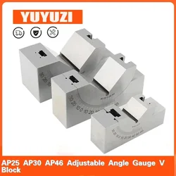 AP25 AP30 AP46 Adjustable Angle Gauge V Block 0 to 90 Degree Adjustable Micro Gauges Measuring Tools For Grinder Milling Machine