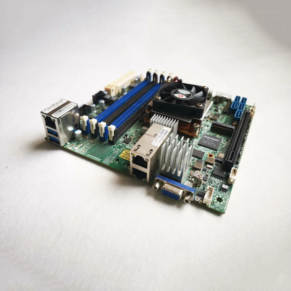 X10SDV-4C-TLN4F Xeon D-1521 NAS Server Motherboard NAS 17 * 17cm High Quality 4 X10SDV-4C-TLN4F Xeon D-1521 NAS Server Motherboard NAS 17 * 17cm High Quality - Image 2