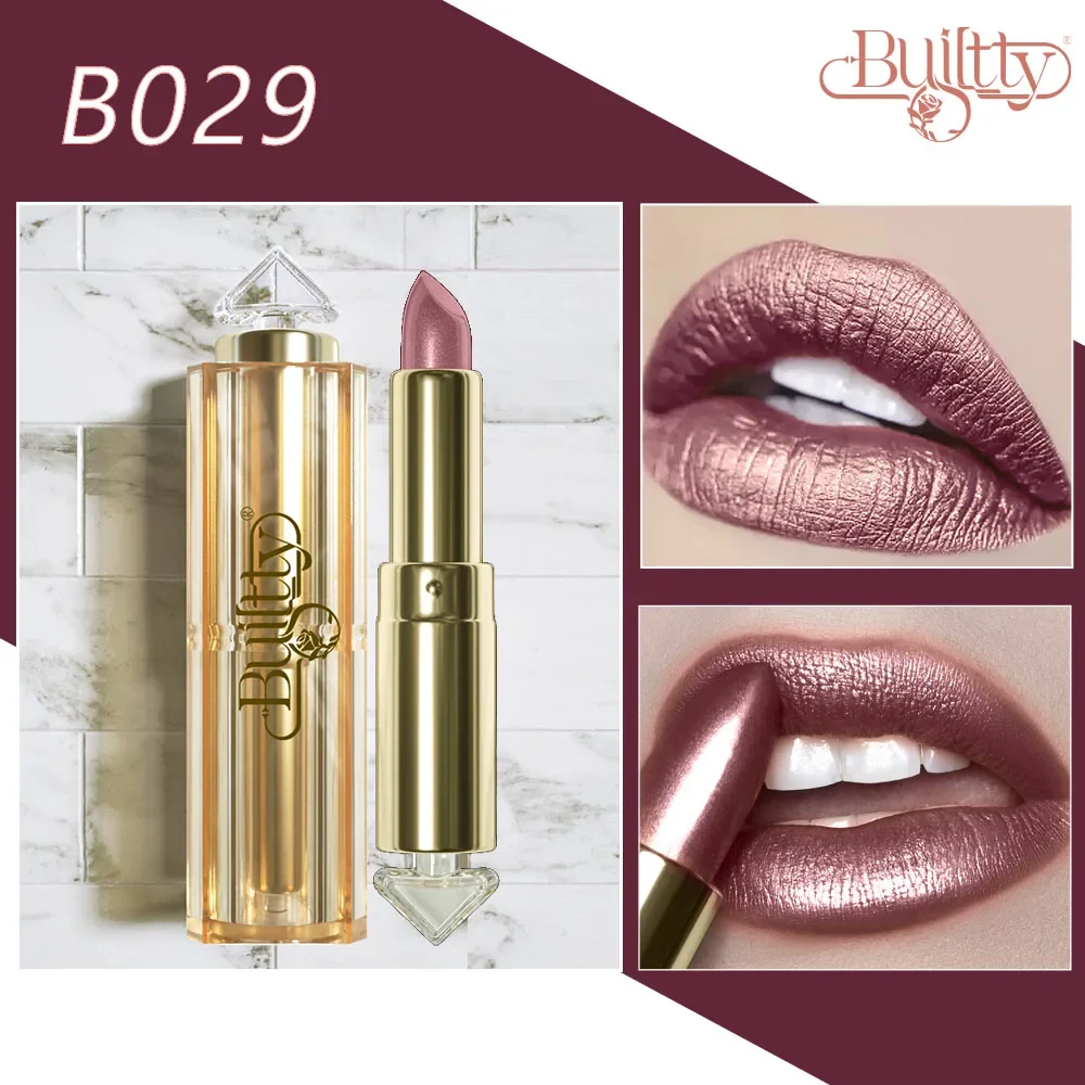 Cosmetics Blue Lipstick Gliter Makeup Marble Matte Glitter Lipstick Waterproof Long Lasting Matt Magic 12 Colors Shade