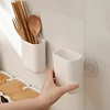 Wall-mounted Storage Box Can Drain Water Suitable For Toothpaste And Toothbrush Storage On Bathroom Wall 5