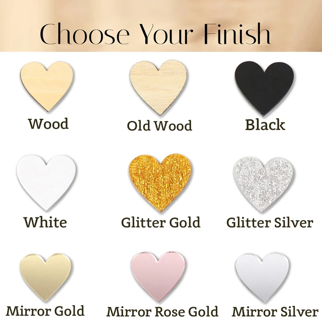 맞춤형 나무 하트 케이크 토퍼: 특별한 날을 위해 독특하고 아름답게 장식하세요