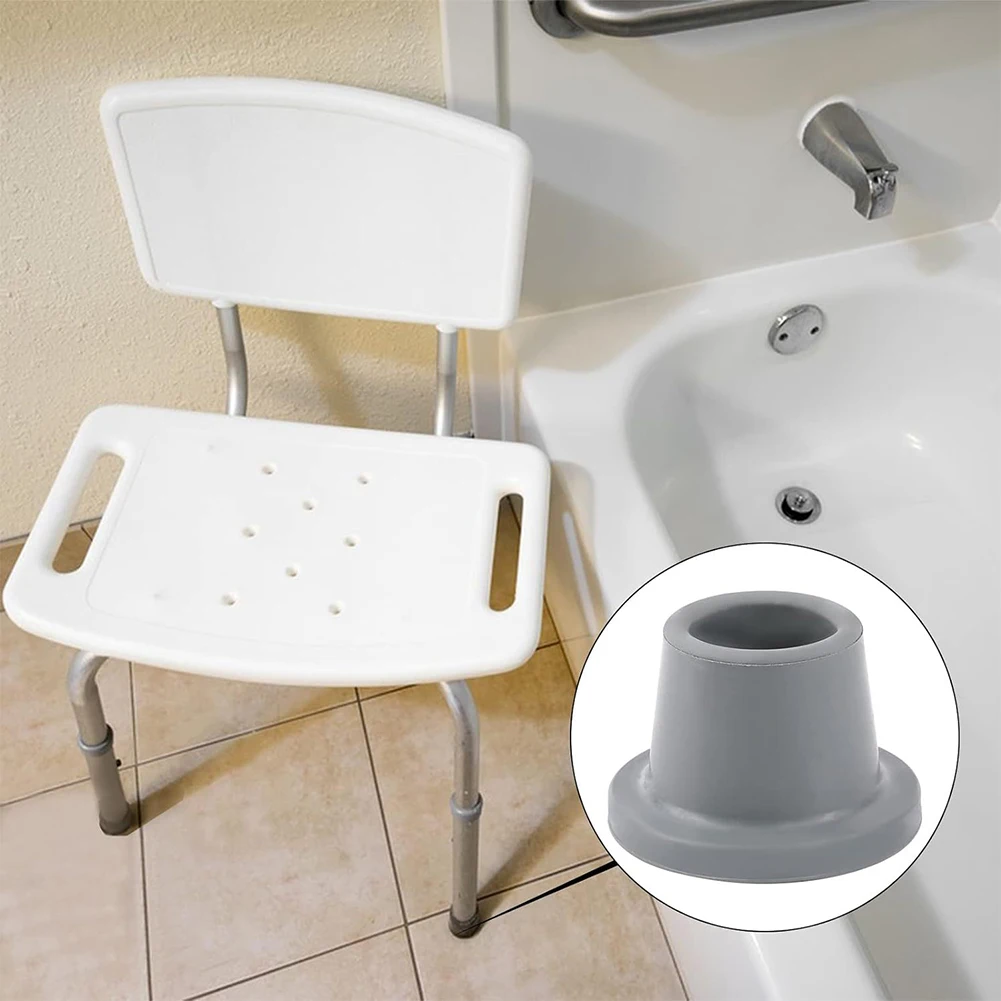 

8 Pcs 1-1/8"Heavy Duty Rubber Leg Tips Anti-slip Shower Chair Replacement Feet Increased Safety And Stability