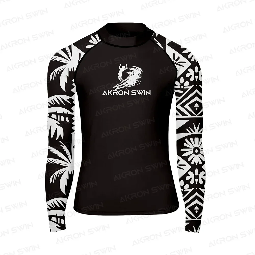 Swimsuit T-shirt Beach UV Protection Swimwear Rash Guard Long Sleeve Surfing Diving Swimsuit Surf T-shirt Rashguar UPF 50
