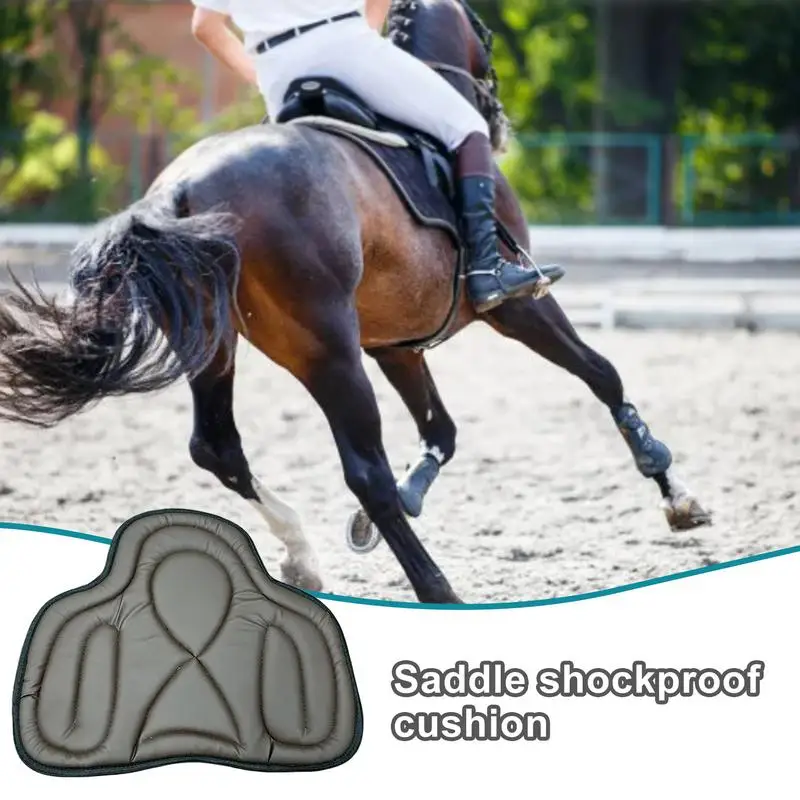1pcs Saddle Anti-shock Cushion Equestrian Equipment Anti-slip Soft Riding Pad Washable Western Saddle Pad Horse Accessories