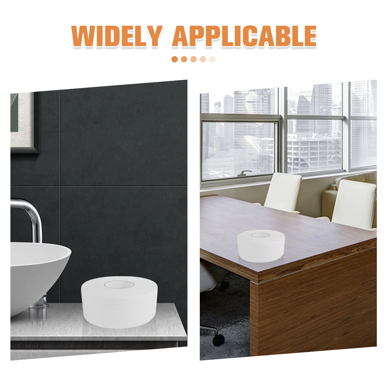 600G Large 4 Layers Wood Pulp Roll Toilet Paper For Home Family Office Durable White Sanitary Tissue Household Hygiene Product