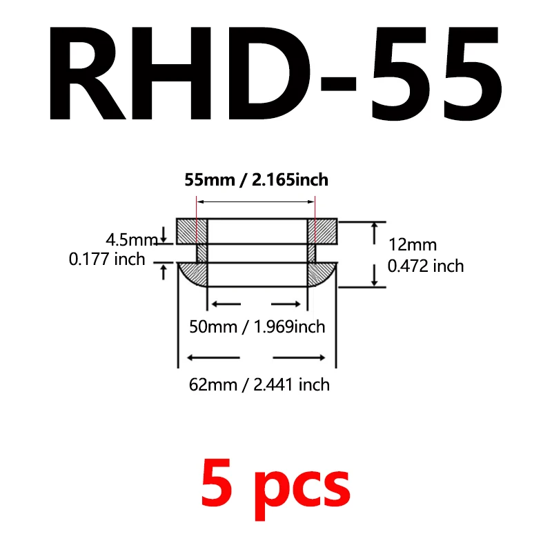 RHD-55  5pcs