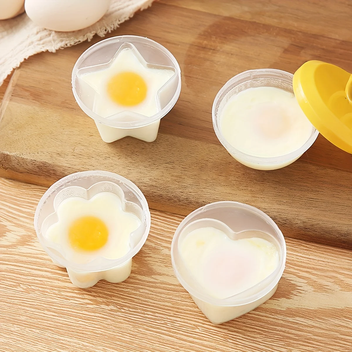 4pcs Egg Steamer Mold High Temperature Resistant