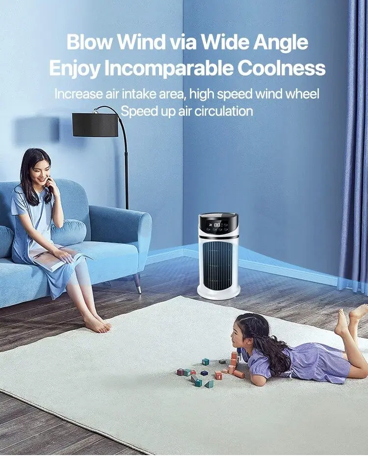 Ar Condicionado Portátil com USB, Mini Ventilador