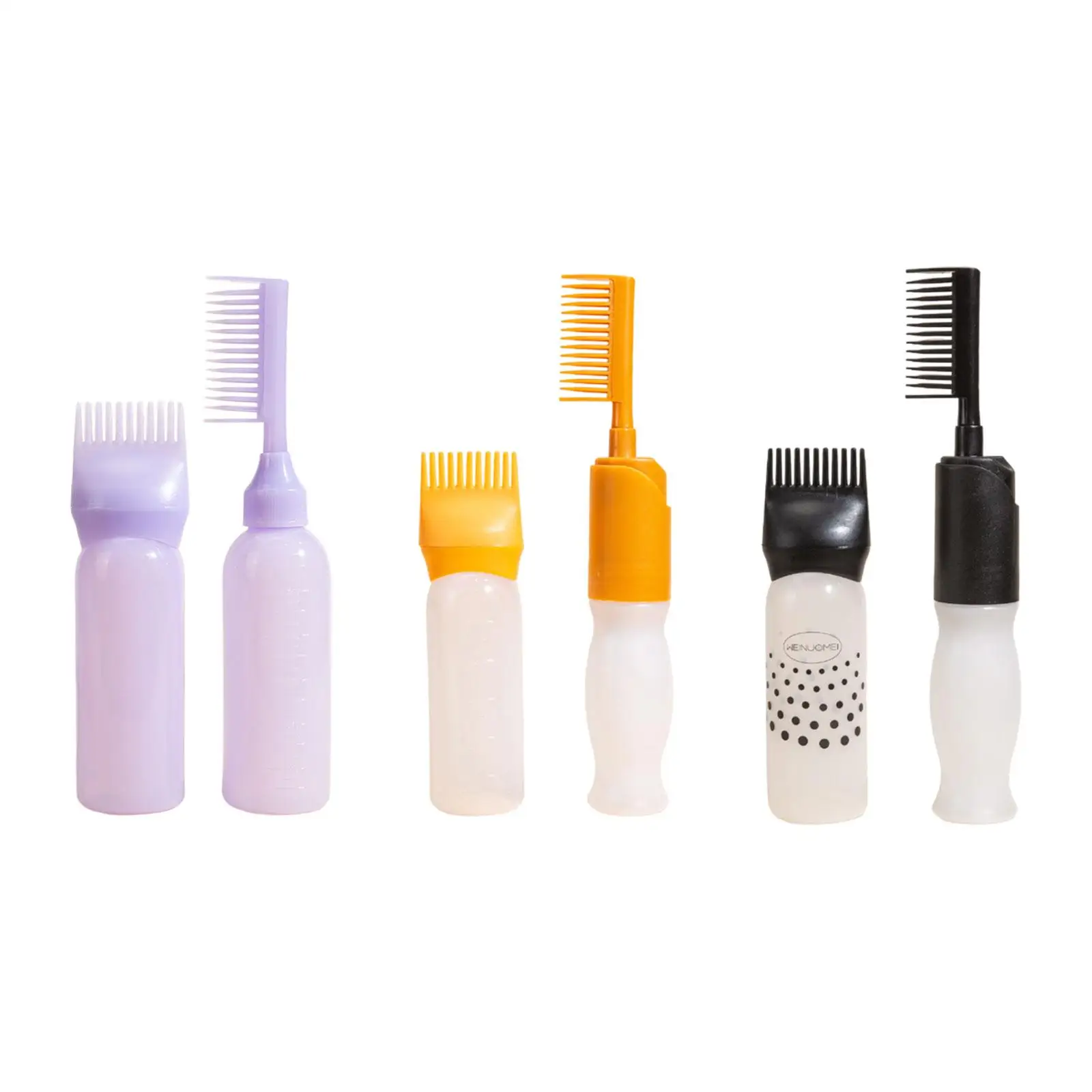 2 Pieces Hair Dye Applicator Bottle Hair Dyeing Bottle Hair Dye Bottle