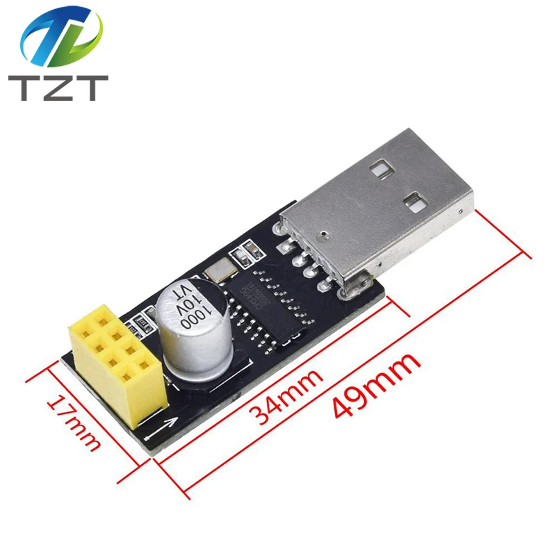 ESP8266 Development Board Module ESP01 Programmer Adapter USB to Serial Wireless Wifi UART GPIO0 CH340G Arduino Development Board
