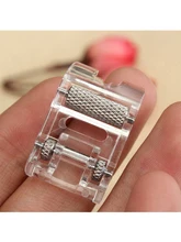  1Pcs Sewing Machine Presser Foot Leather Roller Foot for Snap Singer Brother Janome Sew Machine Accessories Overlock Equipment 