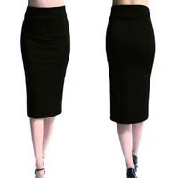 Women Skirt Bodycon Skirt Office Female Slim Knee Length High Waist Stretch Sexy Pencil Skirts Jupe Femme - Image 5