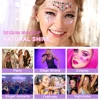 With Smear Spoon Multifunctional Eye Glitter Nail Hair Body Face Glitter Gel Art Flash Loose Sequins Cream Festival Glitter Deco 4