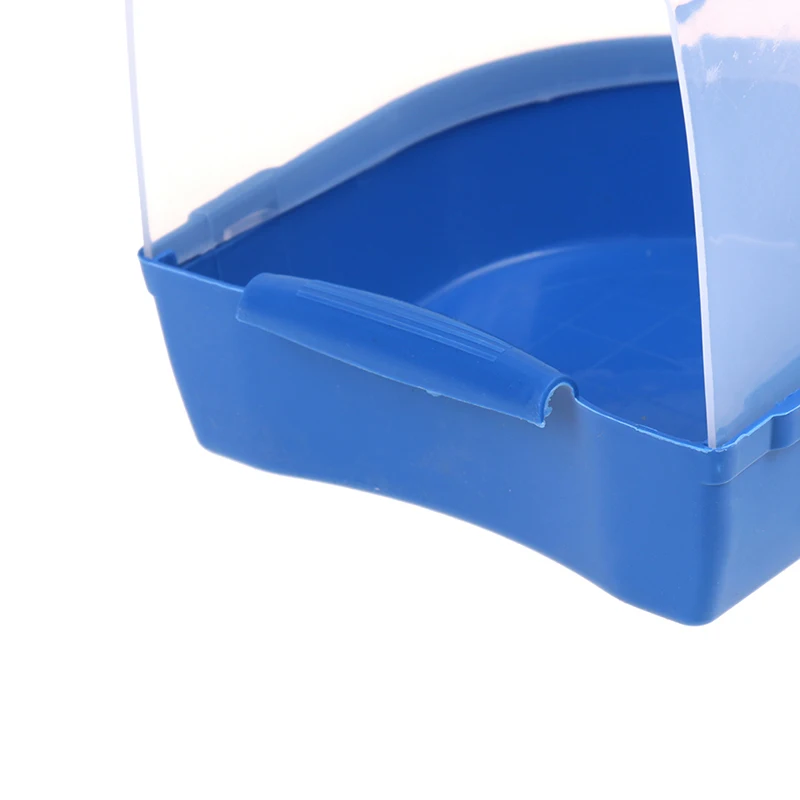 Hanging Bird Bath Cube Parrots Bathtub Bath Shower Box Cage for Little Bird Canary Budgerigar Cockatiel Lovebird Boxes Accessory bird bath