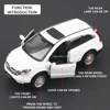 1/32 Honda CRV Toys Car Model Alloy Diecasts Metal Simulation Collection Vehicles With Sound Light Pull Back Boys Toy Kids Gifts 3