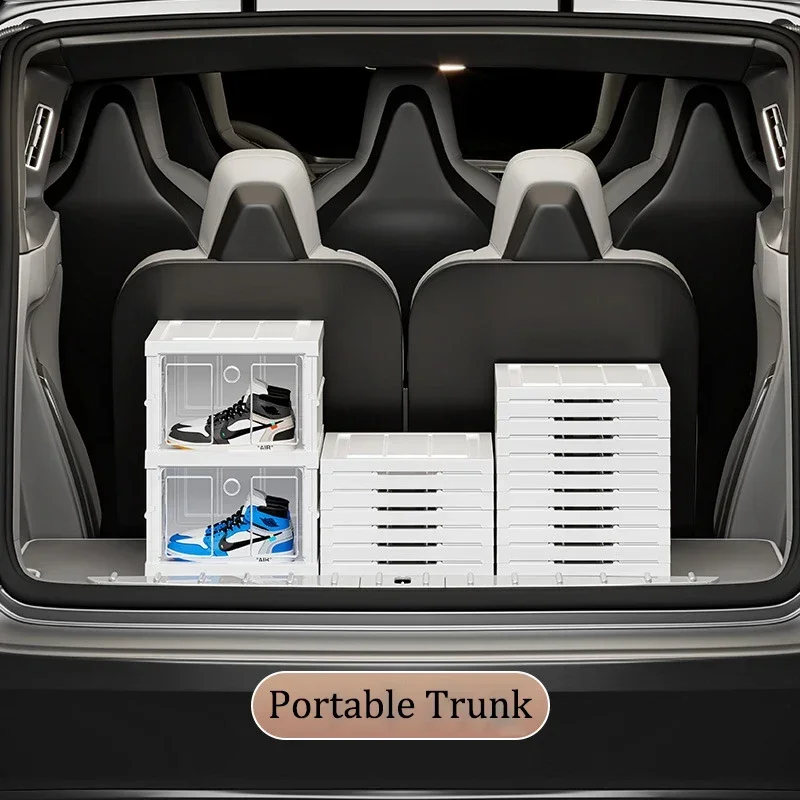 

Folding shoe cabinet without installation, multifunctional storage rack, dustproof multi-layer storage box, shoe cabinet storage