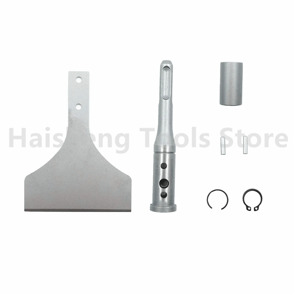 Mini SDS Plus Floor Scraper Electric Hammer Replaceable Blade Scaling Chisel Shovel for Tile Brick Concrete Wall Removal Tools 4