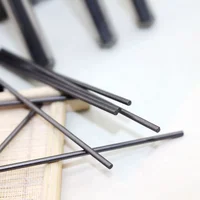 2.0 Retractable Mechanical Metal Plastic Pencil Colored Black 2mm Refill 2B Lead for Sketch Drawing School Drawing Pencil 2