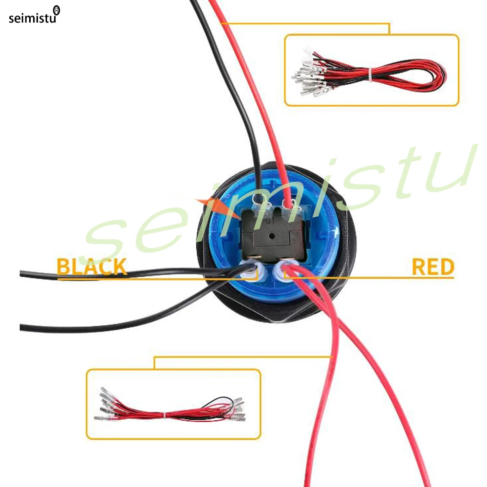 조이스틱 아케이드 DIY 키트, LED 부품 단추, 조이스틱, 인코더 컨트롤러, 라즈베리 파이 PS3 PC Neo Geo용, 2 인용