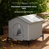 Cat House Weatherproof Safe Outside Winter Warm Pet Sleeping Bed Outdoor Foldable Small Dog Puppy Supply Universal Four Seasons 2