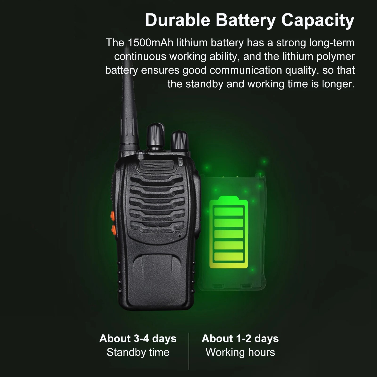 5W 2PCS Walkie Talkie UHF 400-470MHz Wireless Copy Frequency Cheap Long Range Two Way Radio VHF FM Transceiver For hunting Hotel