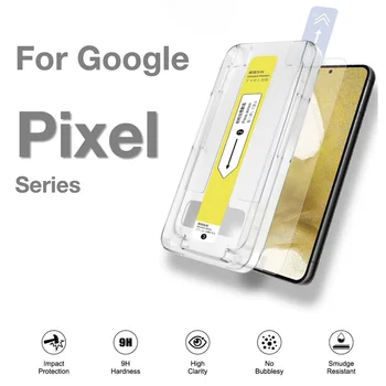 Pellicola Protettiva in Vetro Temperato Senza Polvere per Google Pixel 11 10A 6a 7 7a 8 8a 9 9a 10 Pro XL con Kit di Installazione e Rimozione