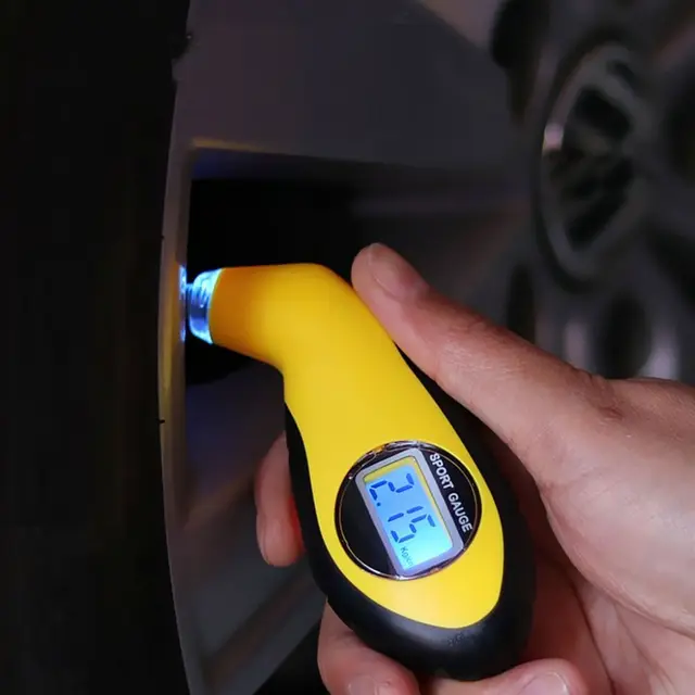 Car Accessories Tyre Pressure Digital Meter Detector Mini Diagnostic Tool Air PSI Meter Tester LCD Display Barometers 2