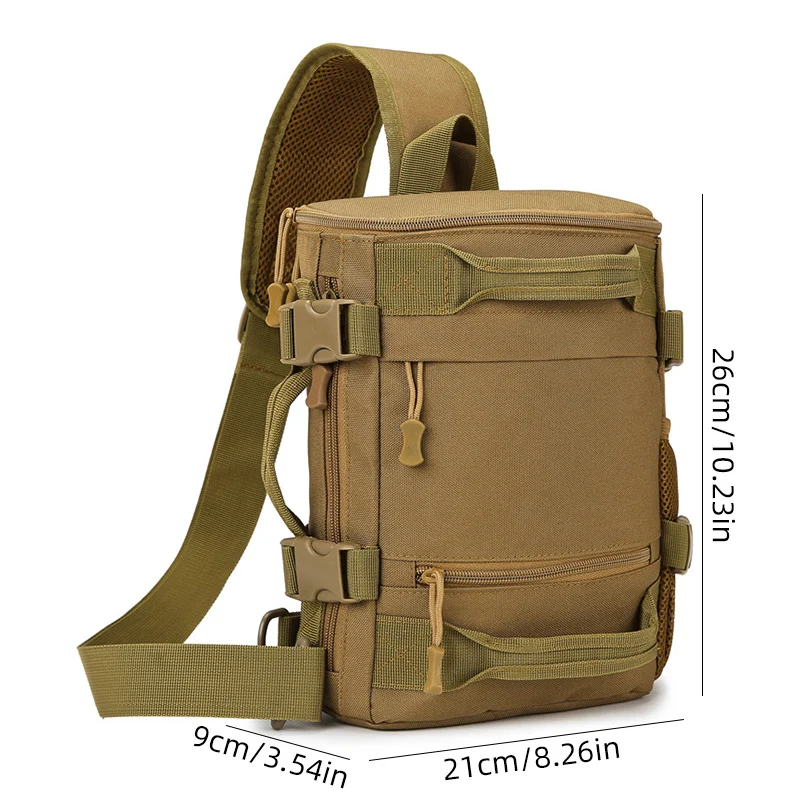Oxford Tactical Chest Bag for Outdoor Hiking Cycling