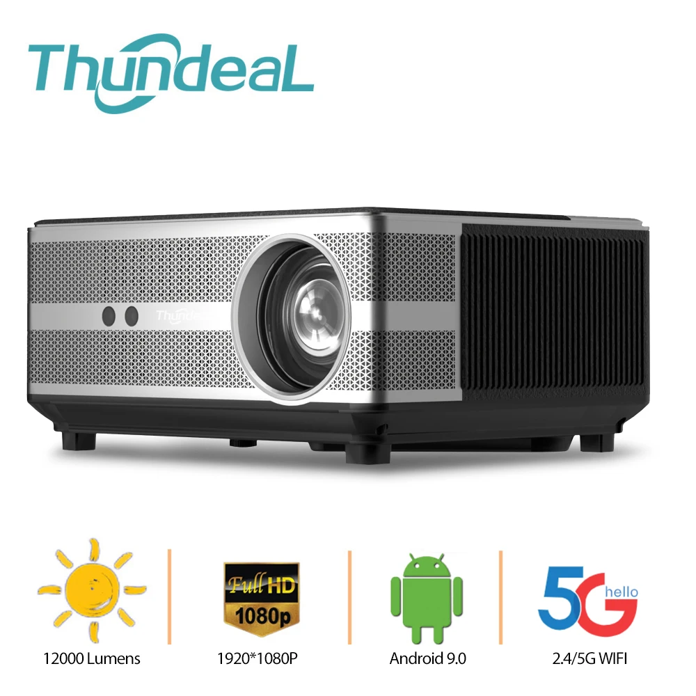 ThundeaL Full HD 1080P Projector WiFi LED 2K 4K Video Movie Beam TD98 TD98W Android Projector PK DLP Home Theater Cinema Beamer