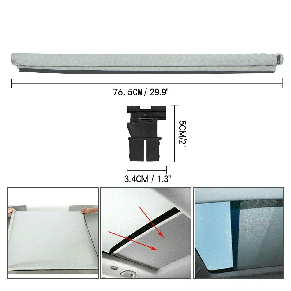 Sunroof Sunshade Car Sunroof Sunshade Curtain for Audi Q5 VW Sharan Tiguan Golf Passat Variant Santana 4Motion Skoda Yeti Superb 1K9877307B