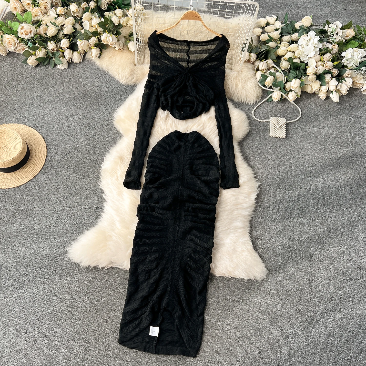 Рисунок 5 - MSHARBO сексуальный вязаный комплект из 2 предметов