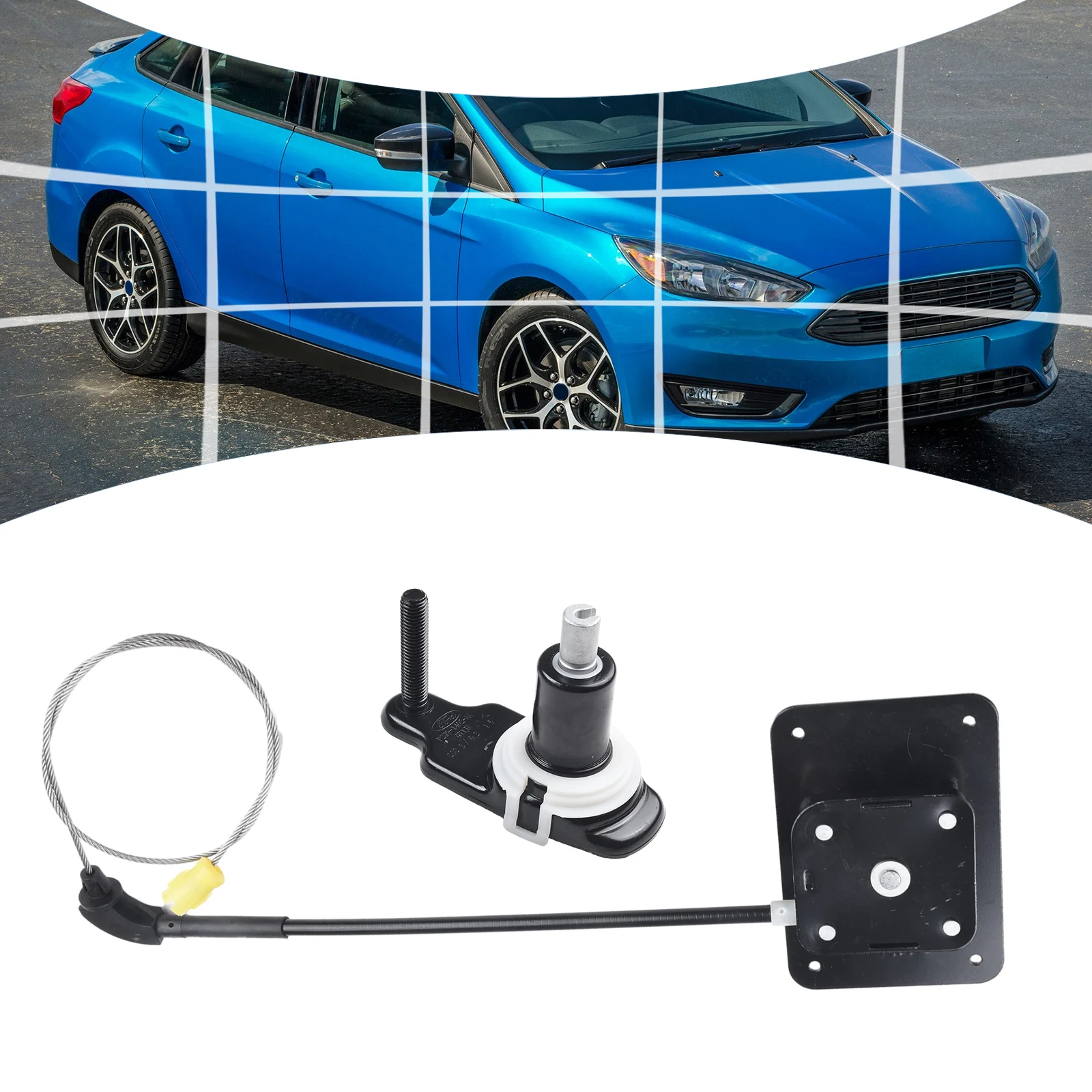 

1Set Car Spare Wheel Mounting Plate Carrier & Winch For Ford- Transit- 2014+/Custom 2012+ Spare Tire Winch + Tray Accessory