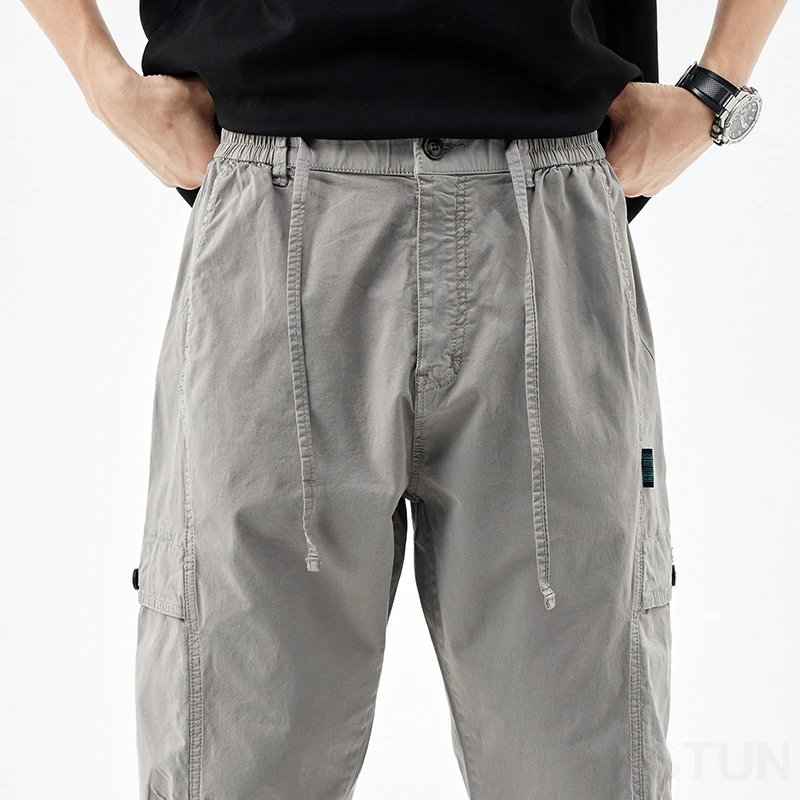 Quality Men Joggers Pants Harem Loose Cargo Pants Casual Sweatpants