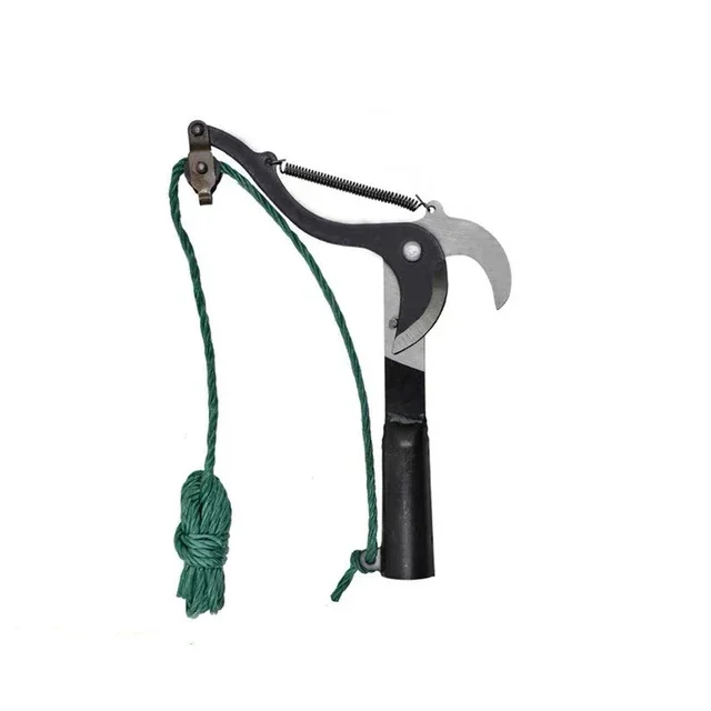 1PC High Height Scissors Fruit Picker with Rope Extension Pruning Shears Retractable Garden Fruit Tree Pruning Labor-saving Tool