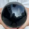 Natural Black Obsidian Sphere Crystal Ball Healing Stone Home Office Table Ornaments Holiday Gifts 3
