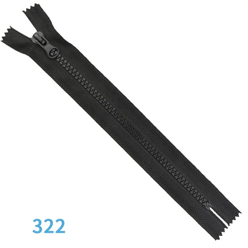 Durable Resin Zipper for Crafting and Sewing Projects, 2-Pack
