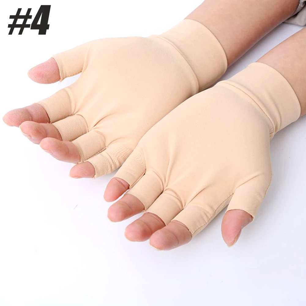1Pair Magnetic Gloves Arthritis Therapy Gloves Men Women Arthritis Joint Pain Treat Fingerless Glove Rheumatoid Hand Pain Relief