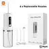 Xiaomi mijia Oral Irrigator Portable Dental Water Jet USB Rechargeable Water Flosser 230ML Water Tank Waterproof Teeth Cleaner 6