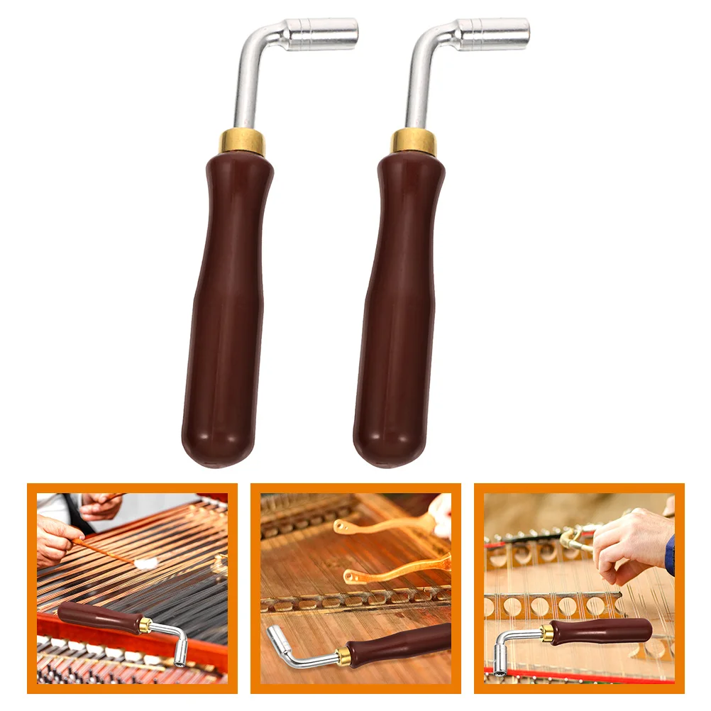 

2pcs Dulcimer Tuning Wrenches Dulcimer Tuner Chinese Instrument Tuning Wrenches Piano Tuning Tools