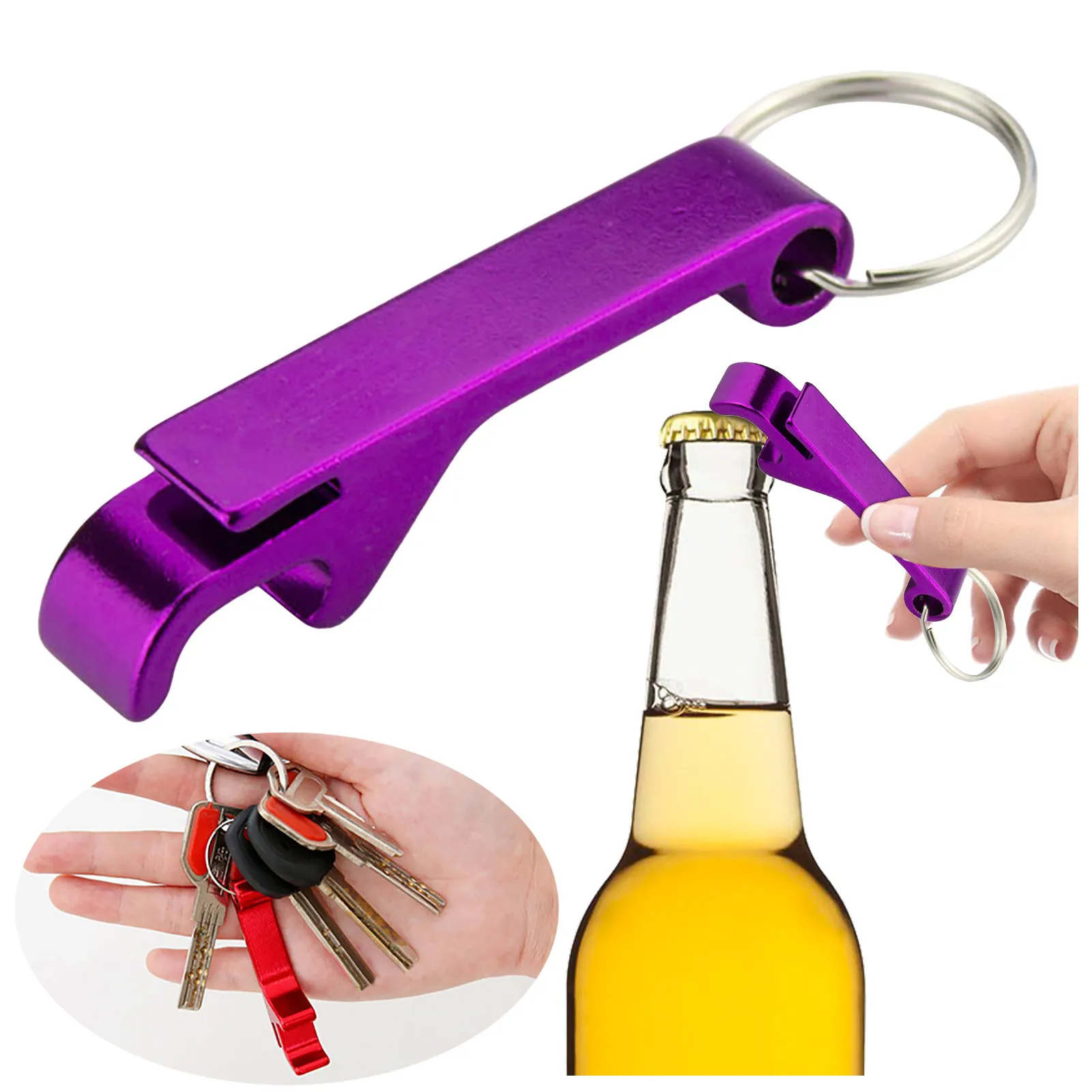Key Ring Bottle Portable And Beer Opener Type Can Porket Size Tools & Home Improvement