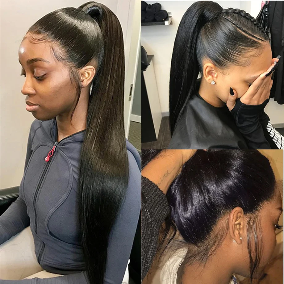 Straight 360 Full Lace Wig Human Hair Pre Plucked 13x6 HD Transparent Lace Frontal Wig 13x4 Brazilian Front Wigs For Women lace front wig,human hair wigs,human hair wig,front lace wig