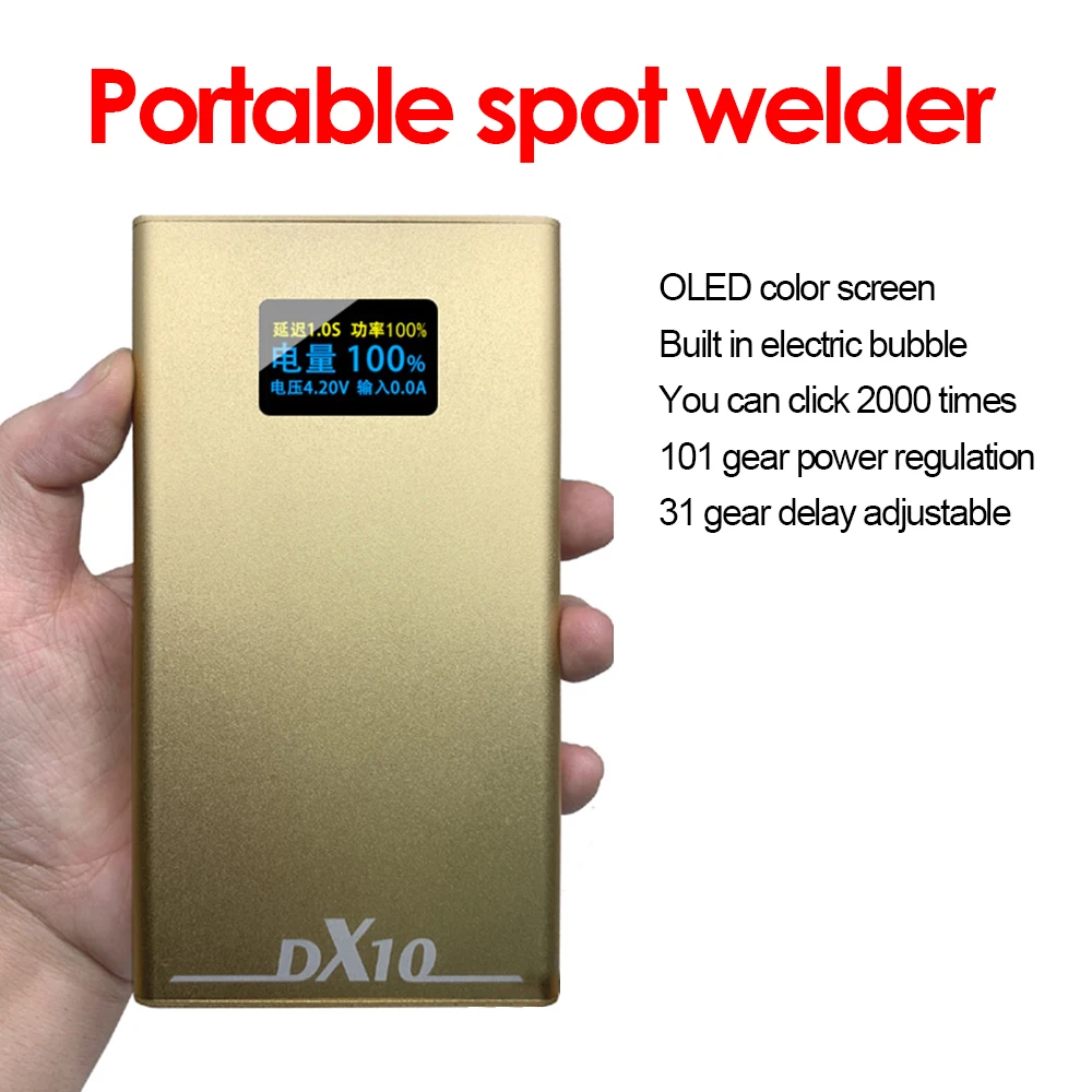 

Handheld Portable Mini Battery Welder Spot Welding Machine 0.96" OLED Touch welding Pen Lithium Battery Type-C Charging