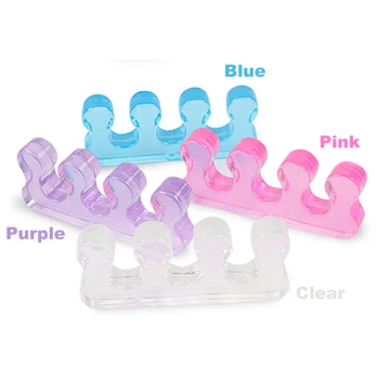 1 Pair 4 Colors Flexible Finger Toe Spacers 2